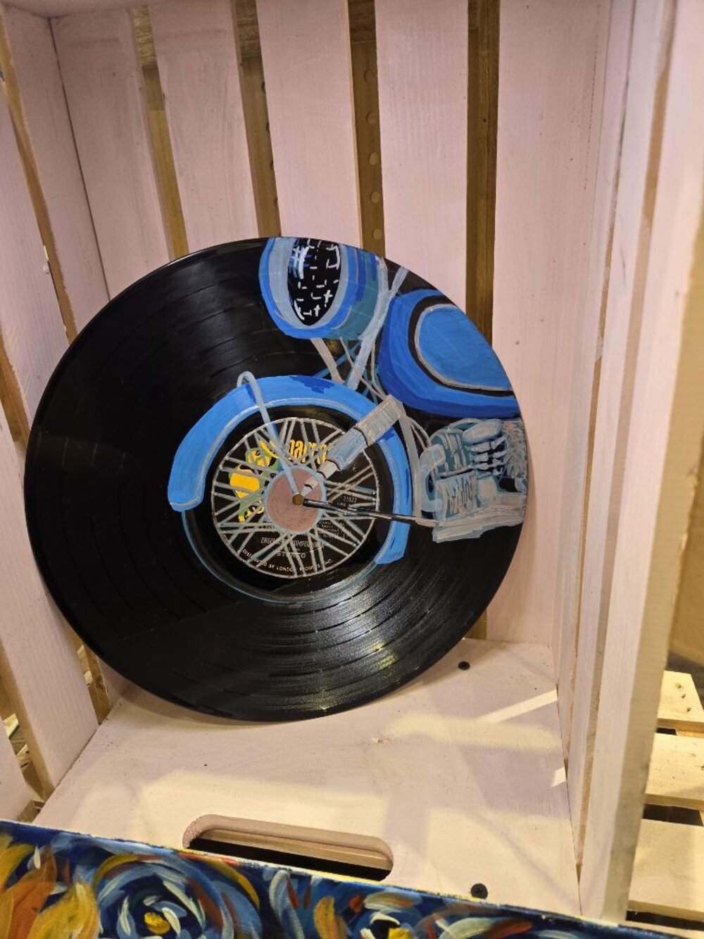 Hand painted Vinyl Record